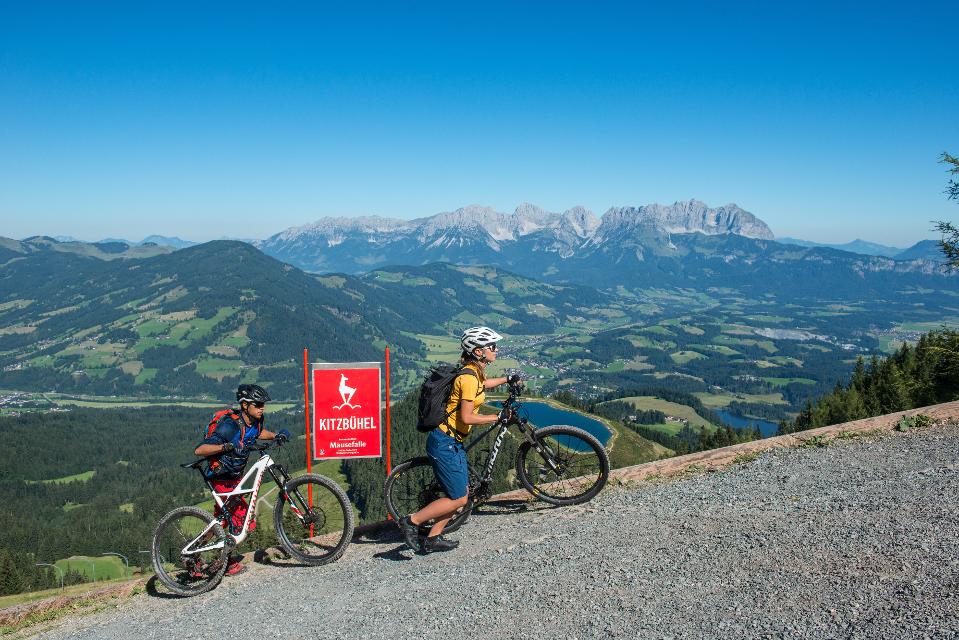 Die Region Kitzbühel bietet grenzenlose Mountainbikestrecken