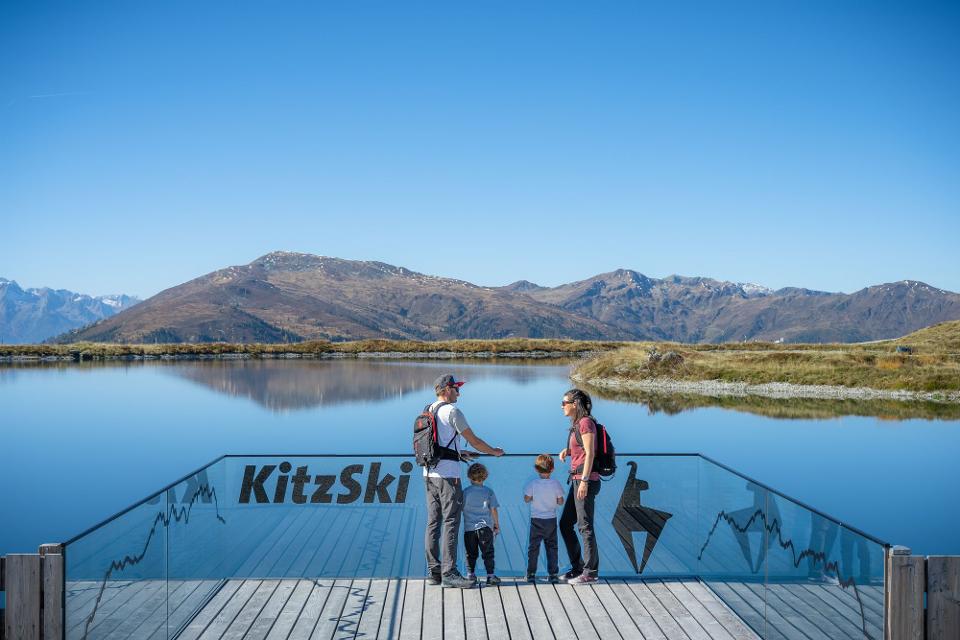 Blick über den Resterkogel See