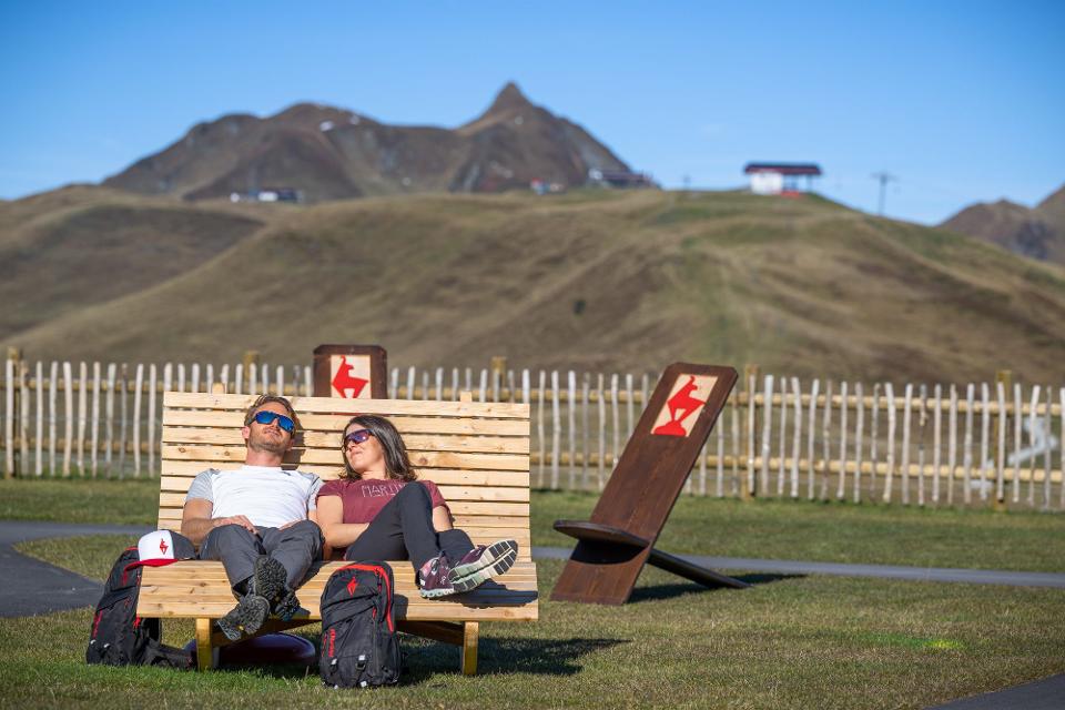 Kurze Pause auf der Resterhöhe
