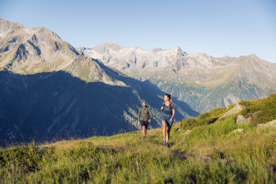 Wanderer am Zillergrund