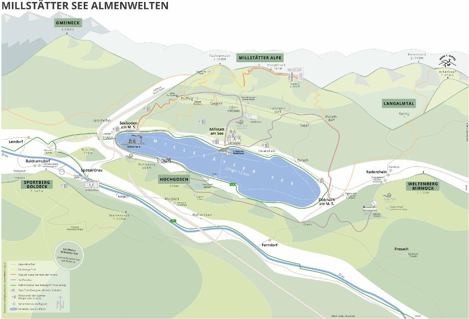 Millstätter See Almenwelten