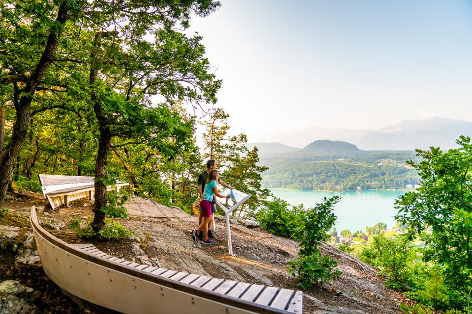 Entlang der Römerschlucht  am Wörthersee