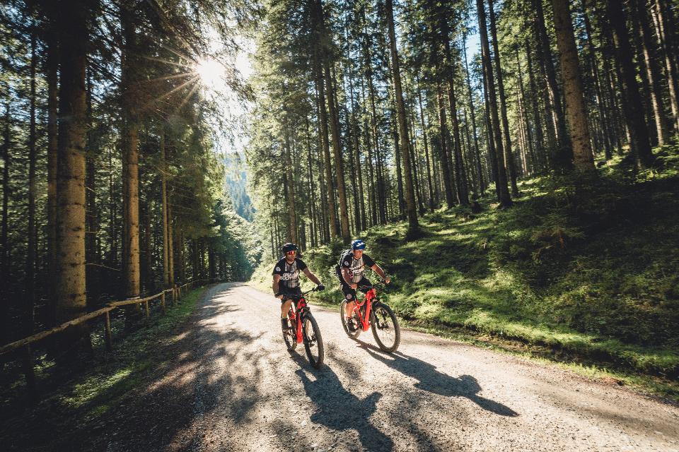 E-Biker in Spital Stuhleck