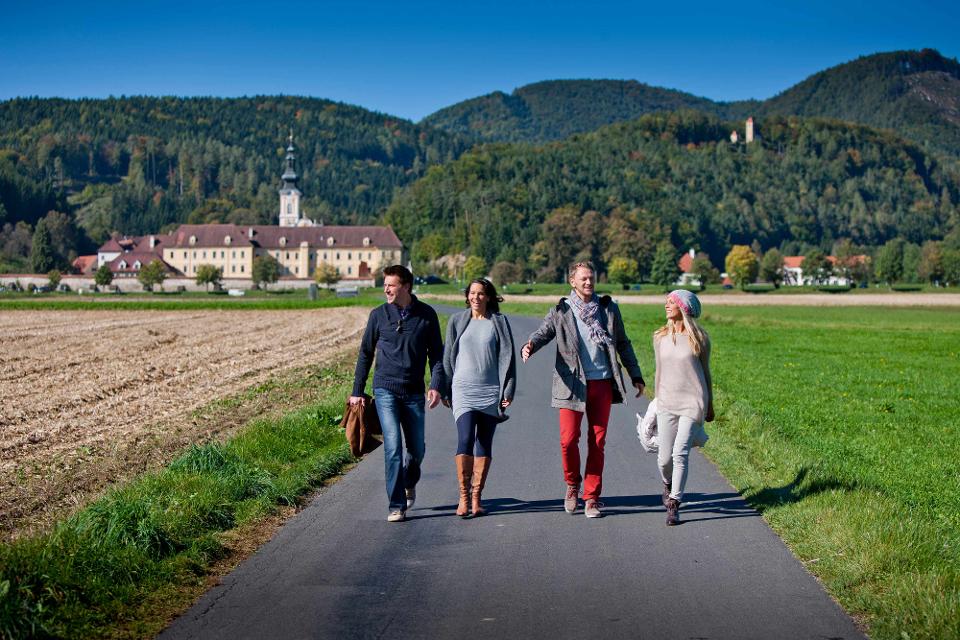 Blick auf das Stift Rein bei Graz