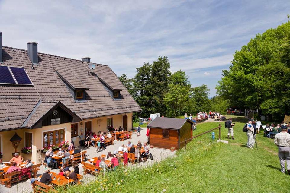 Rast im Schöpfl Schutzhaus