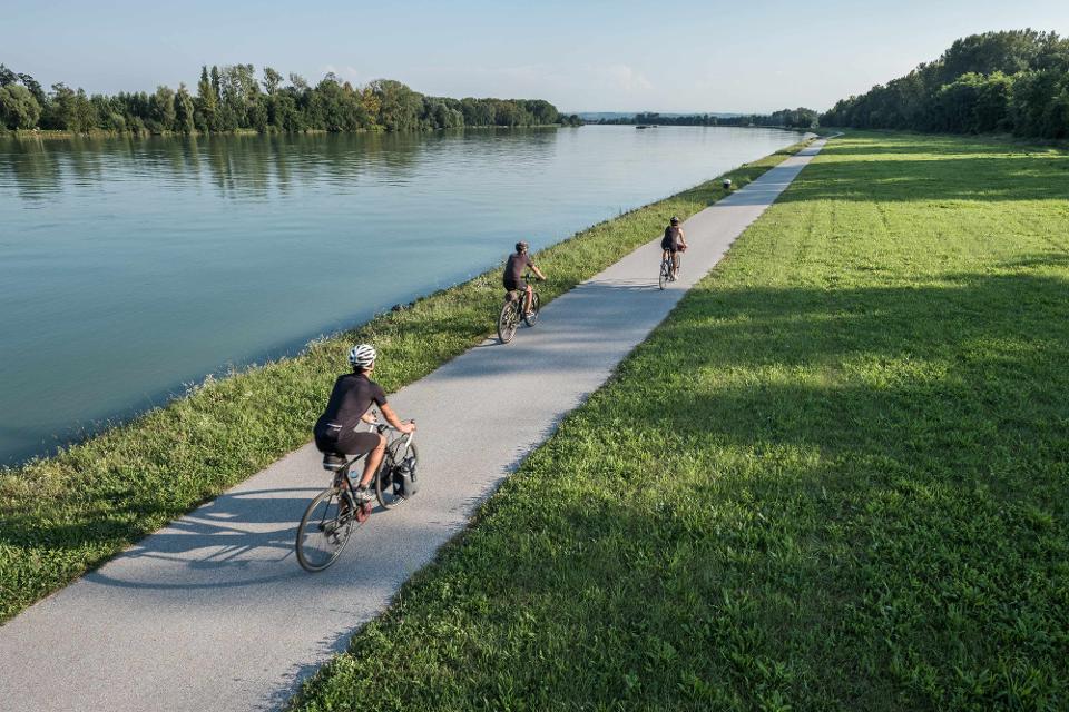 Unterwegs auf dem Donauradweg