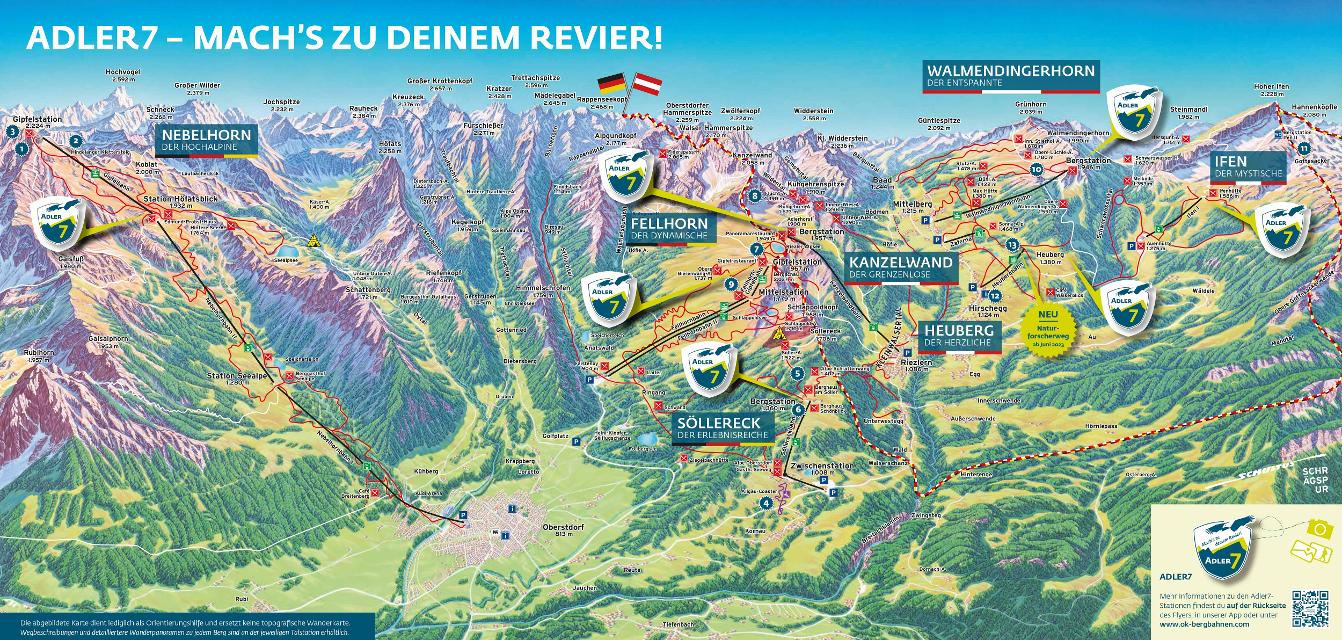 Übersichtskarte Sommer