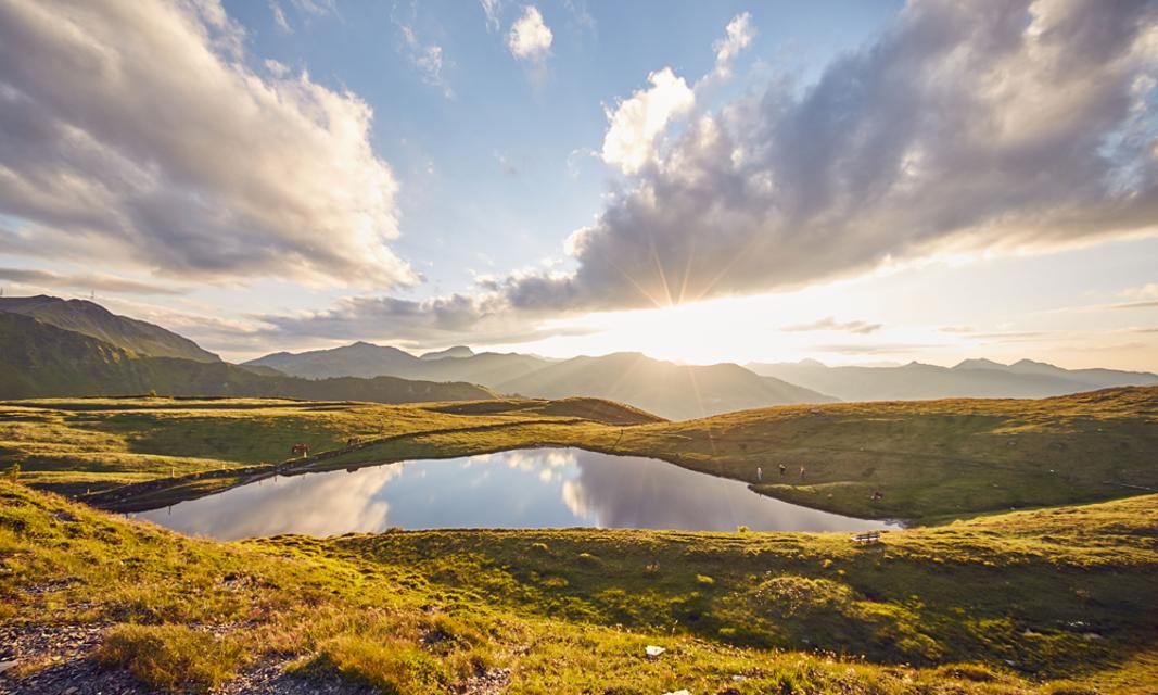 Bergsee in Saalbach Hinterglemm