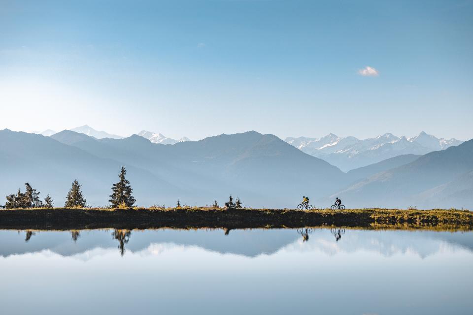 Biken im Herbst im Brixental
