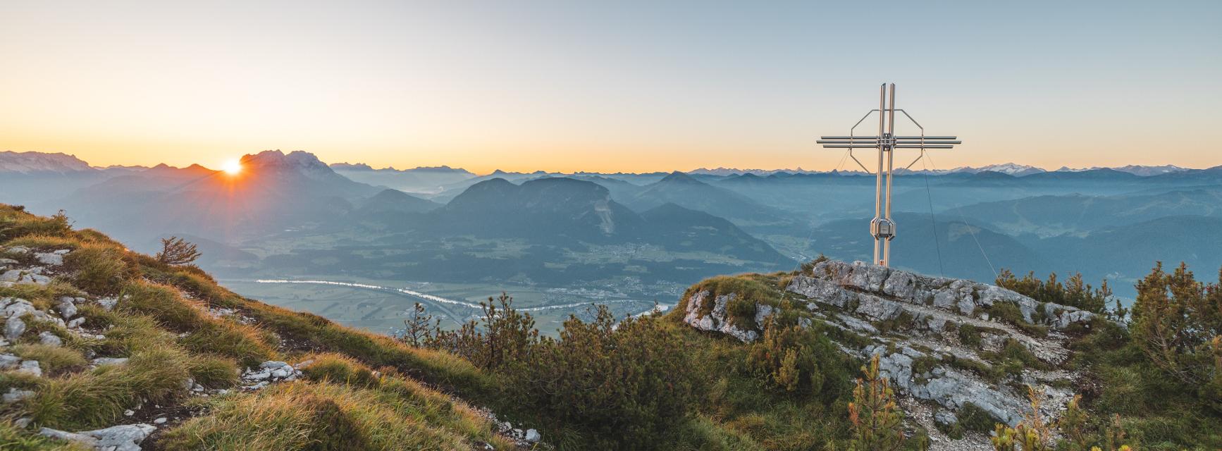 Sonnenaufang in Buchacker Hundsalm