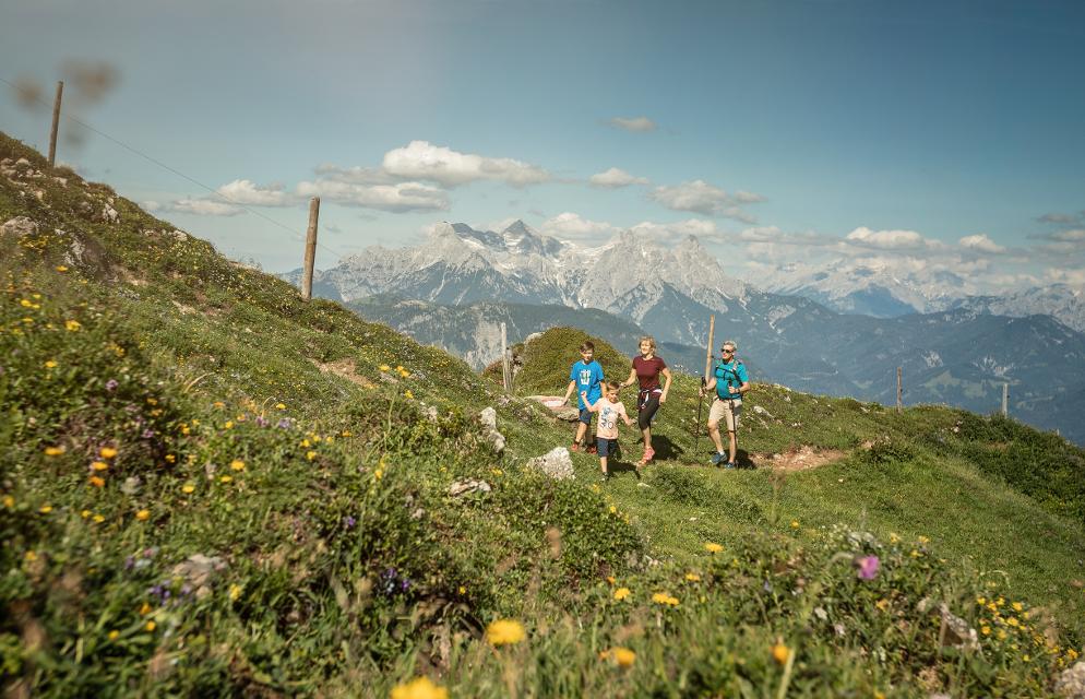 Horn Gipfel Höhenweg im Pillerseetal
