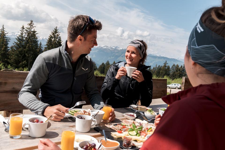 Sonnenaufgang in der Region Hohe Salve