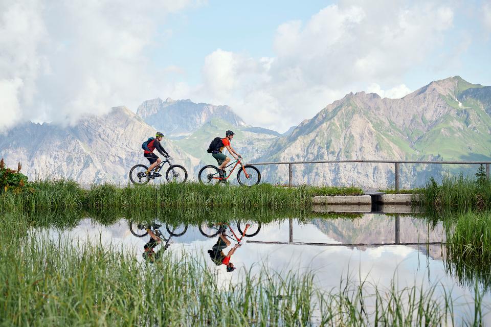 Mountainbiken im Klostertal