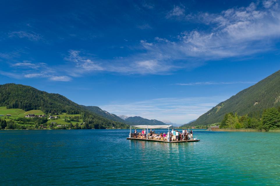 Genussfloß auf dem Weissensee