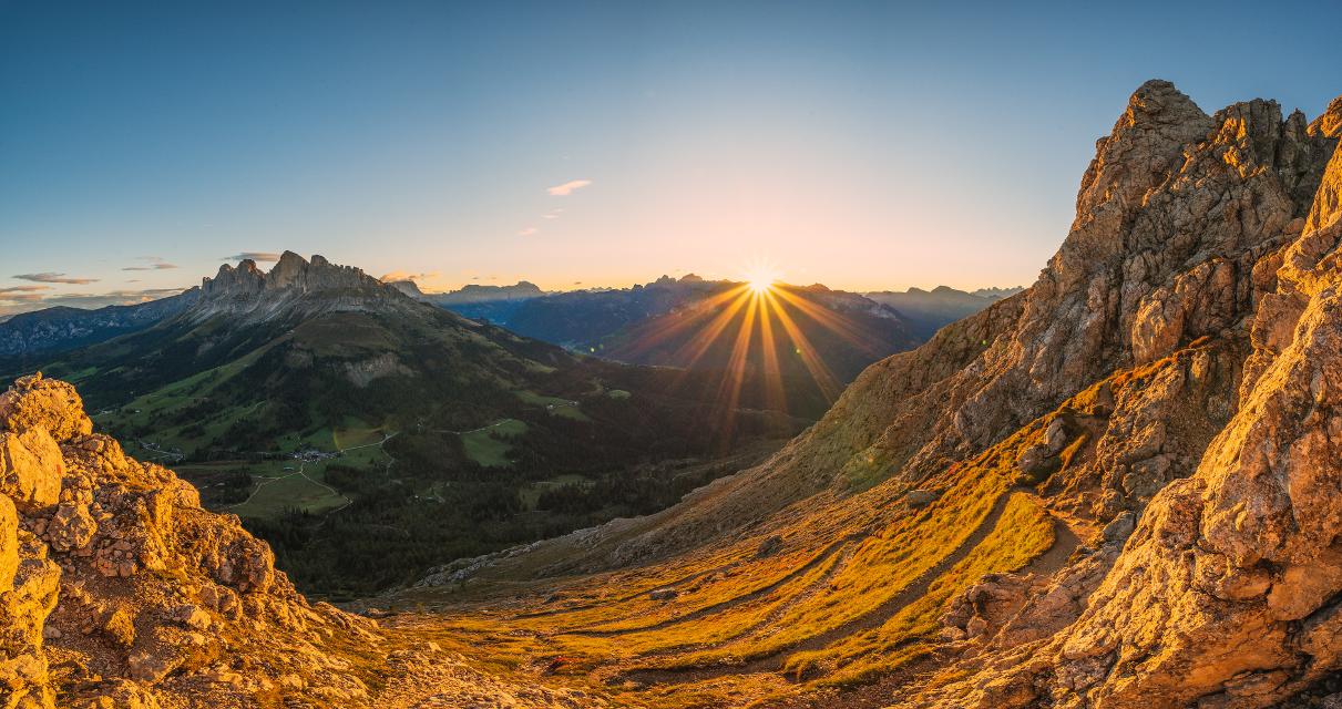 Sonnenaufgang im Eggental