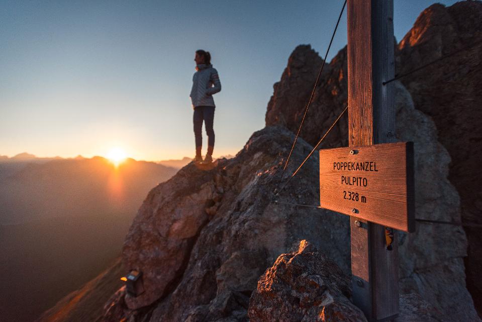 Morgenstimmung am Poppekanzel-Gipfel