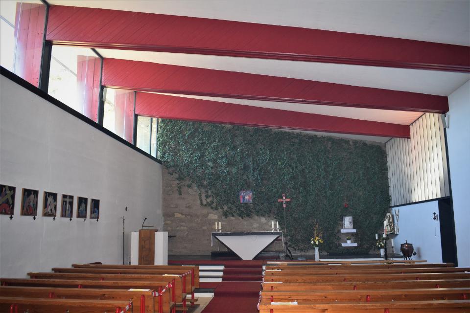 Kirche St. Sebastian Bernheck innen