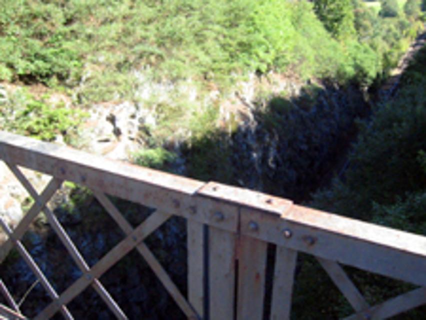 Auf der Eisernen Brücke