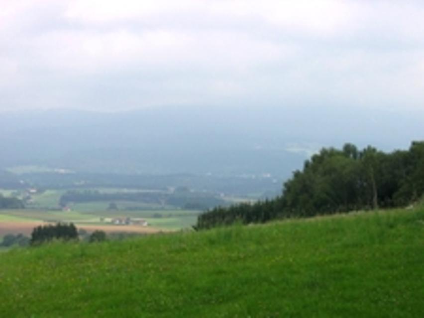 Gewitterwolken über dem bayerisch-böhmischen Grenzgebirge