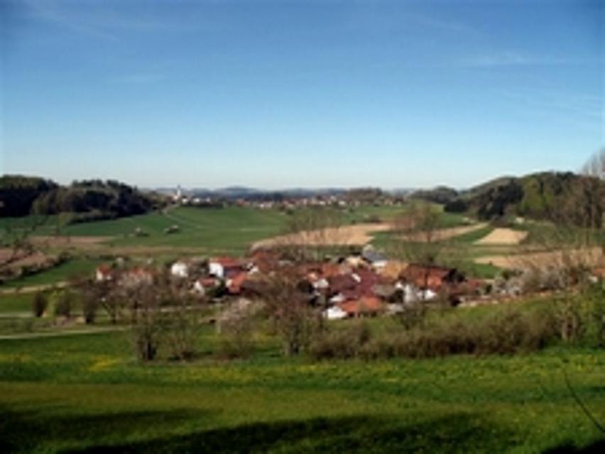 Aussicht auf Groß- /Kleinwiesen, Kumreut, Perlesreut