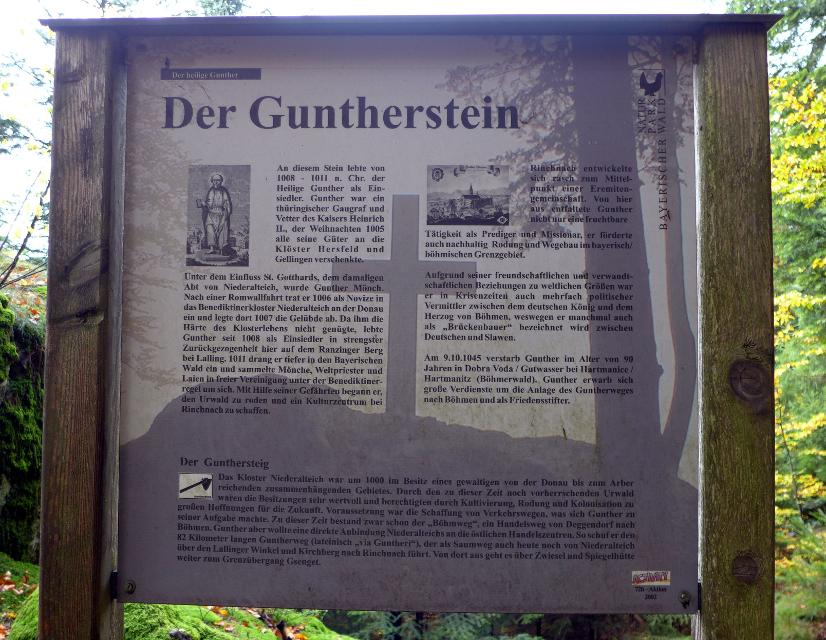 Infotafel Guntherstein