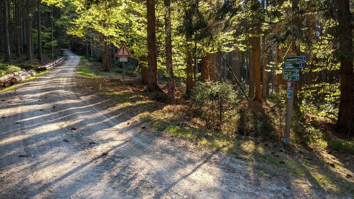 Abfahart nach Oberasberg