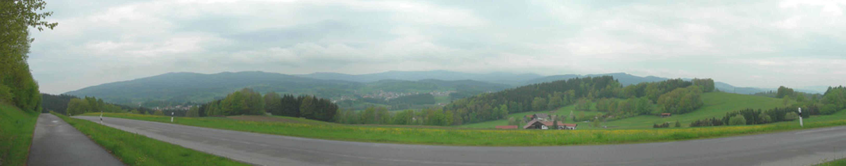 schöne Aussicht hinter Weichselsried