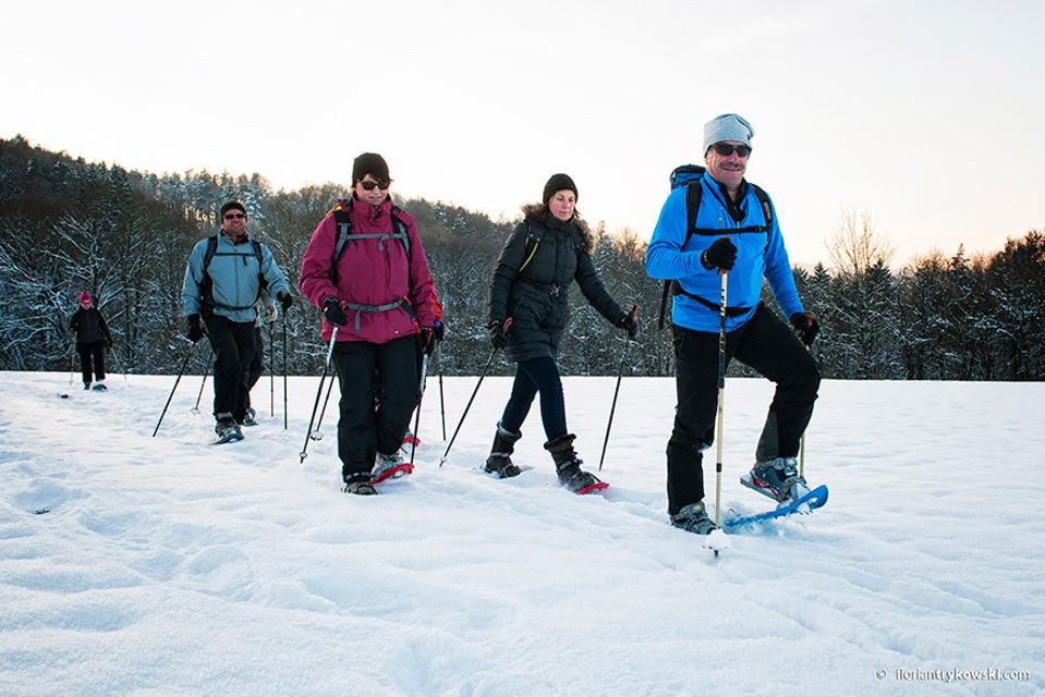 Schneeschuhwandern bei Gößweinstein