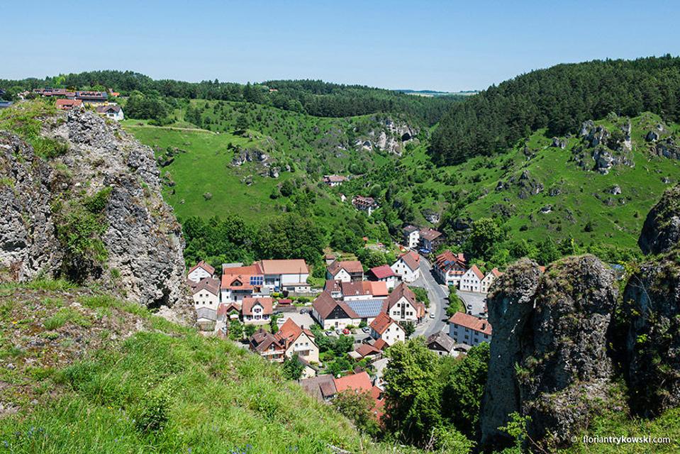 Pottenstein Blick auf die Altstadt