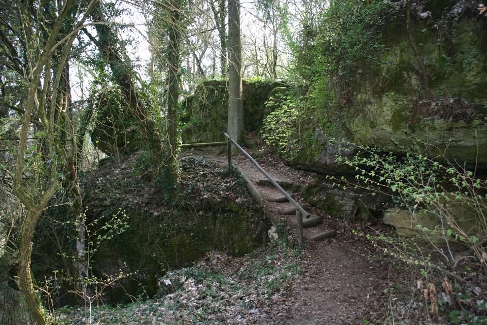 Abschnitt des Promenadenweges