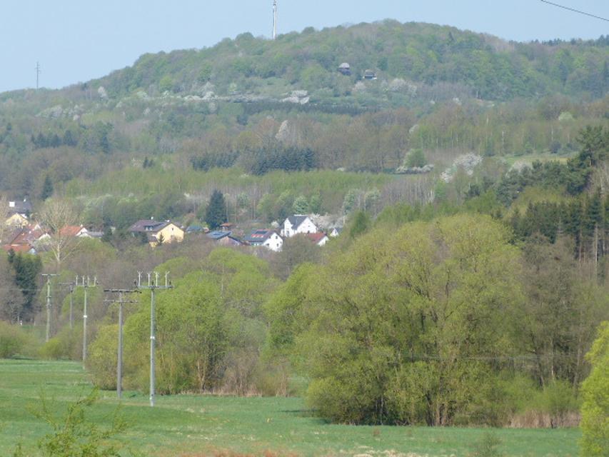 Obernsees mit Knockhütte und Fernsehsender