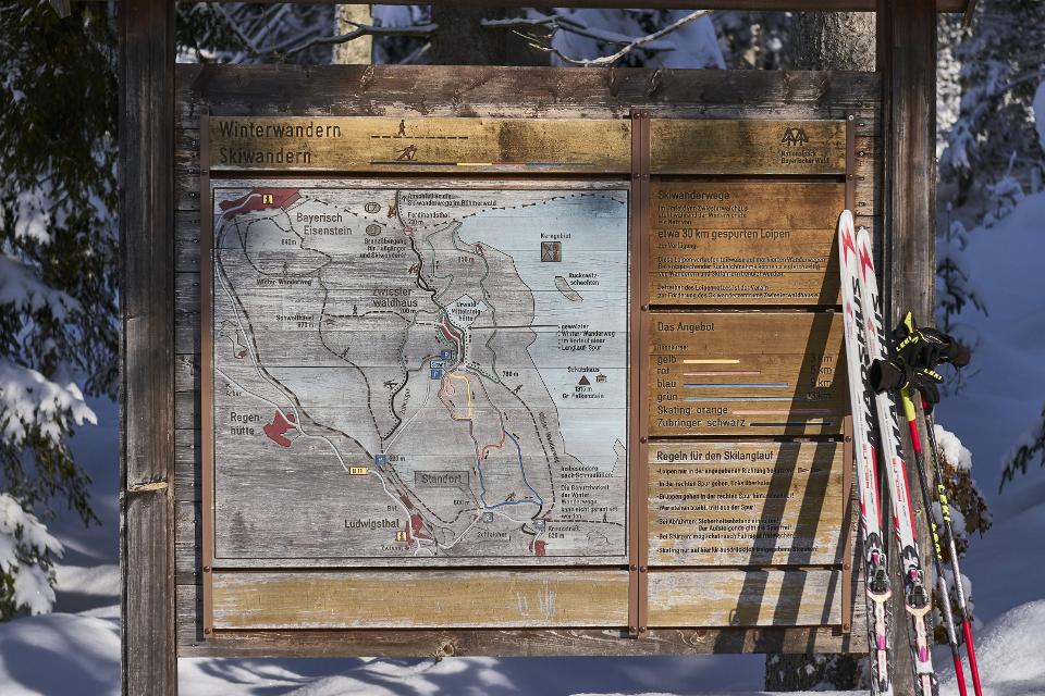 Skilanglauf im Skiwanderzentrum Zwieslerwaldhaus