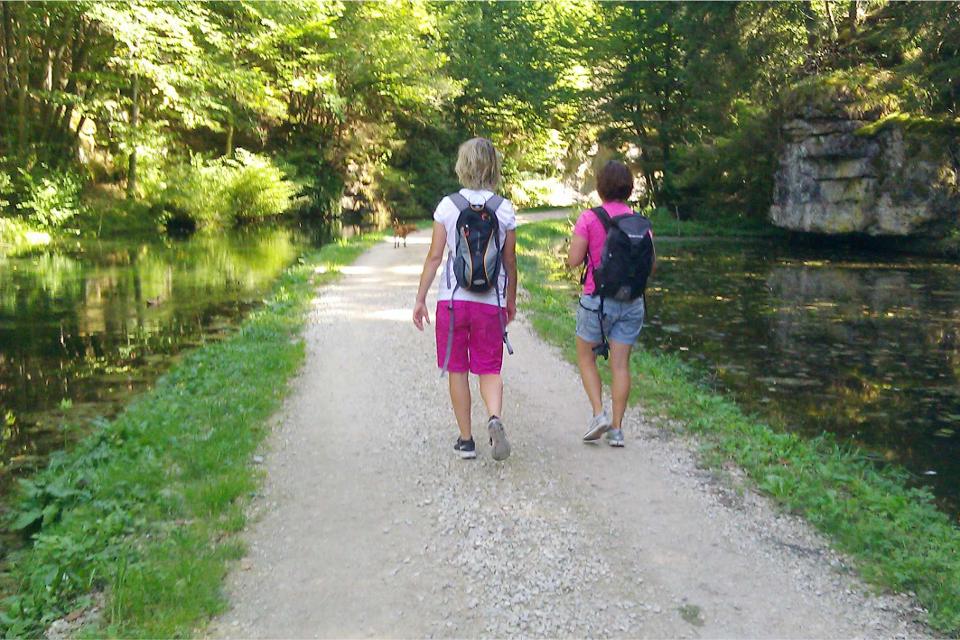 Wandern im Klumpertal