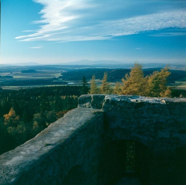 Blick von der Burgruine Epprechstein