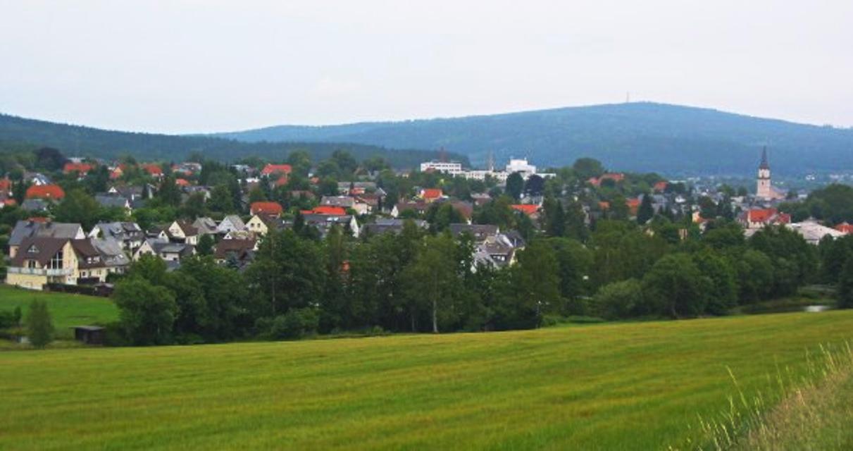 Blick auf Kirchenlamitz