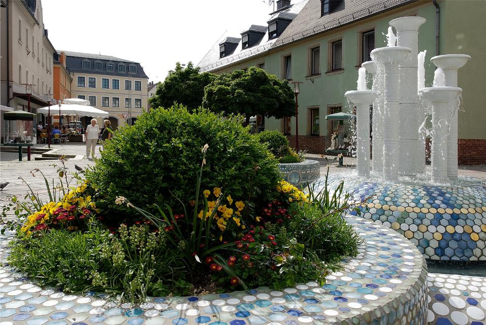 Porzellanbrunnen in Selb