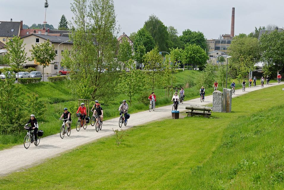Radfahrer in Marktredwitz