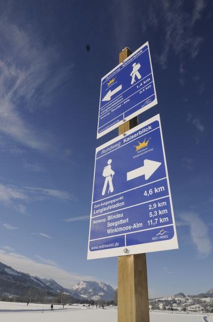 Premium-Winterwanderweg Kaiserblick, Reit im Winkl