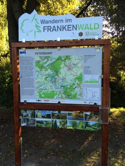 Ausgangspunkt FrankenwaldSeigla Petersgrat
