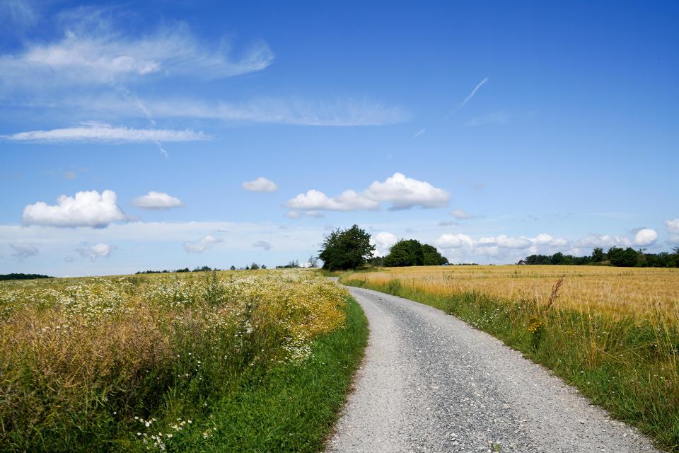 Wanderweg über die Jurahochfläche