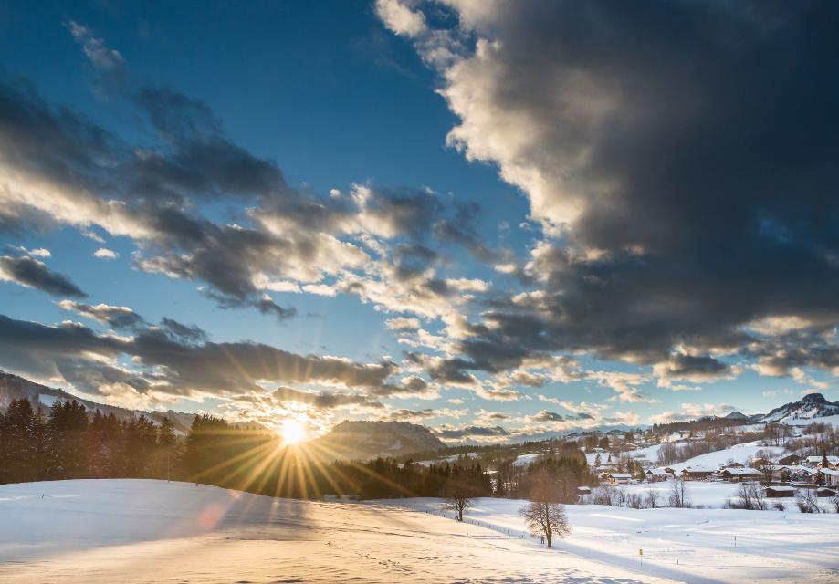 Schauspiel Sonnenuntergang