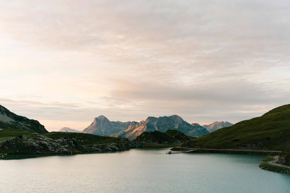 Panorama auf dem Arlberg Trail