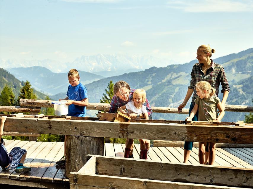 Goldwaschen auf der Heimalm