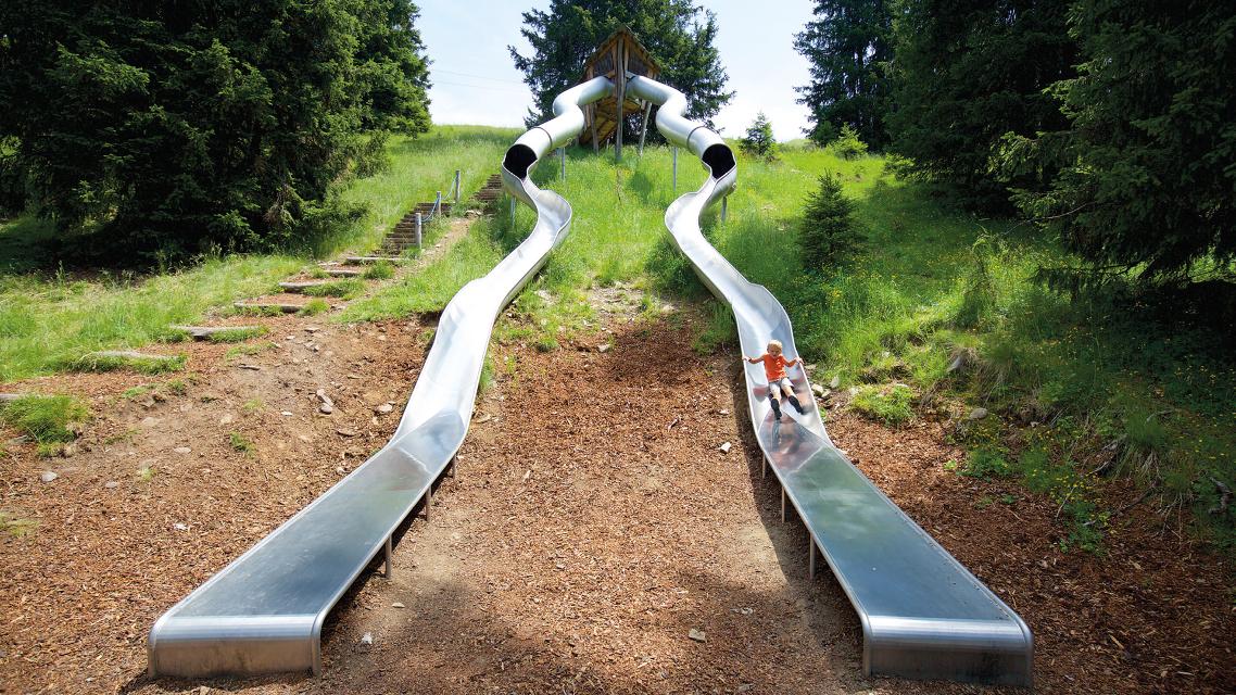 Rutschenspaß in Ratschings-Jaufen