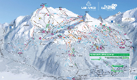 Pistenplan Les Arcs
