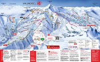 Pistenplan Valmorel & St Francois Longchamp (Le grand domaine)