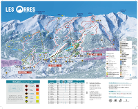 Pistenplan Les Orres