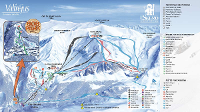 Pistenplan Valfréjus