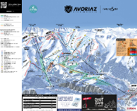 Pistenplan Avoriaz