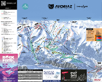 Montriond-Avoriaz Pistenplan